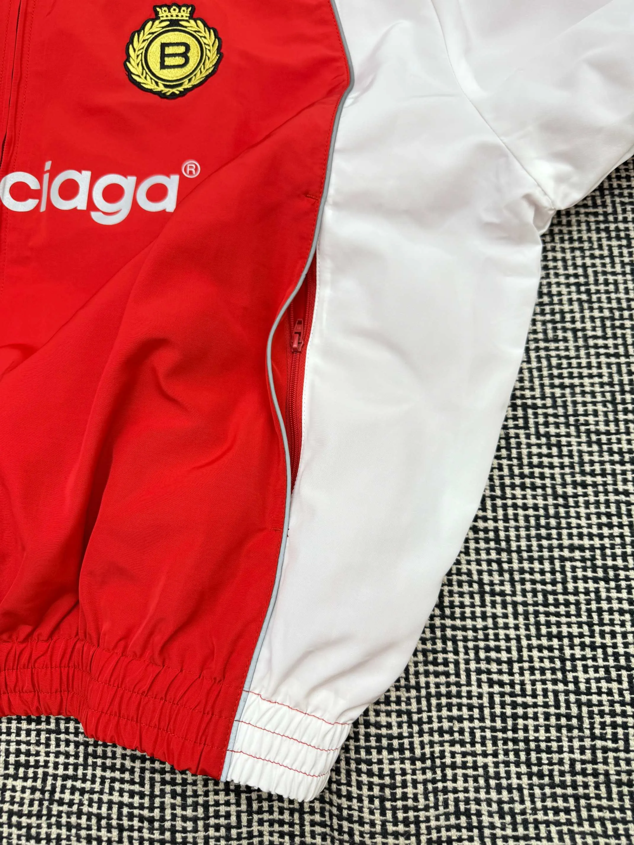 Balenciaga Paris Soccer emblem patchwork jacket XS/S/M/L